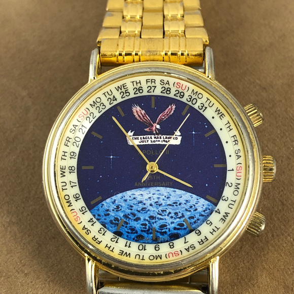 Vintage Apollo 11 25th Aniversary Date Watch - Picture 4 of 7